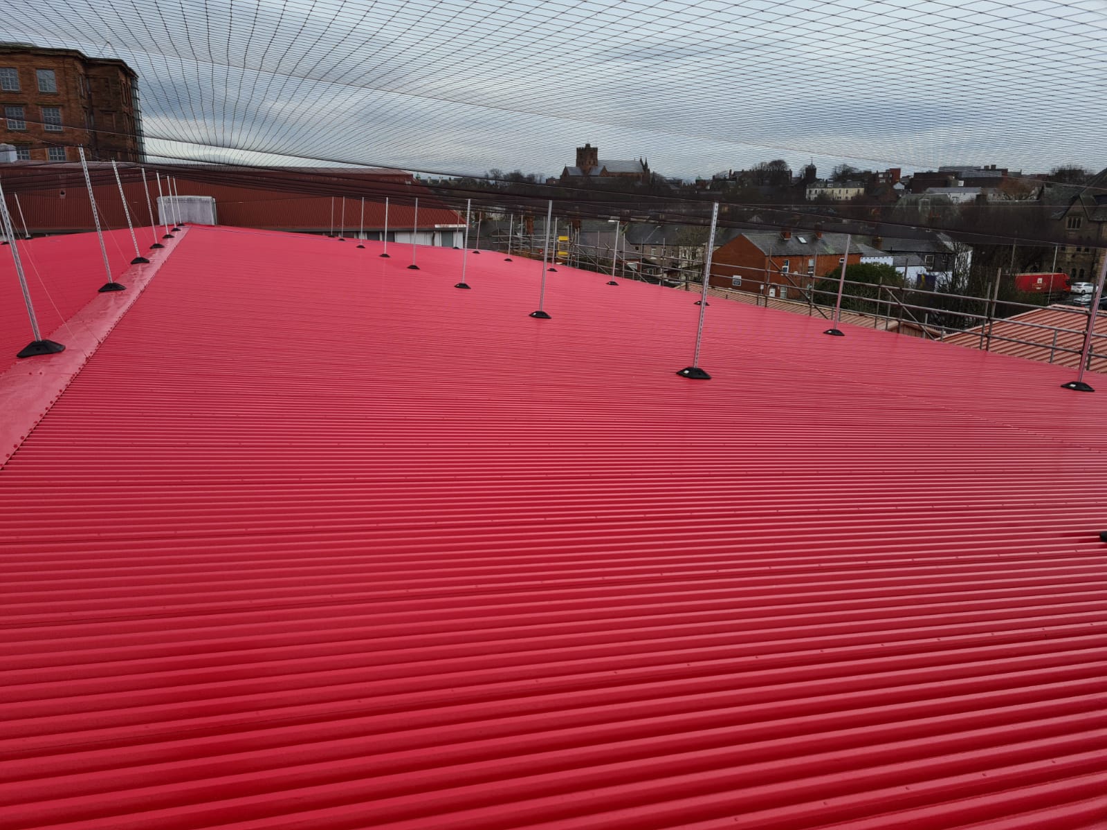 Finished roof refurbishment